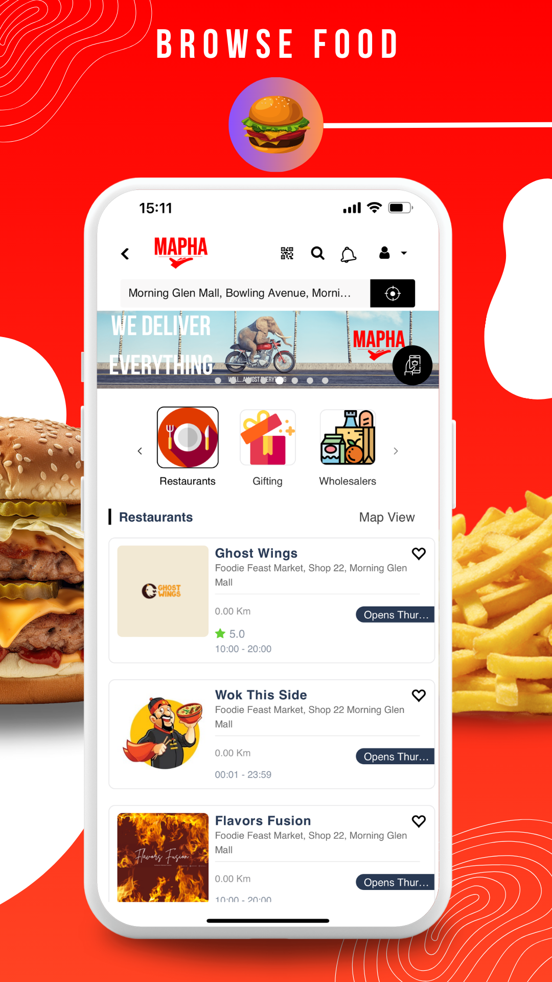 Mapha Food and Medicine App